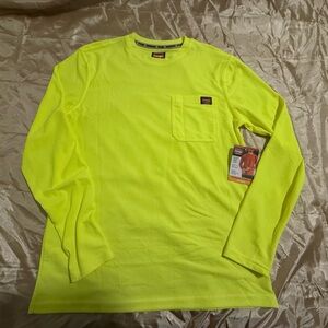 Wrangler Bright Yellow Long Sleeve Shirt